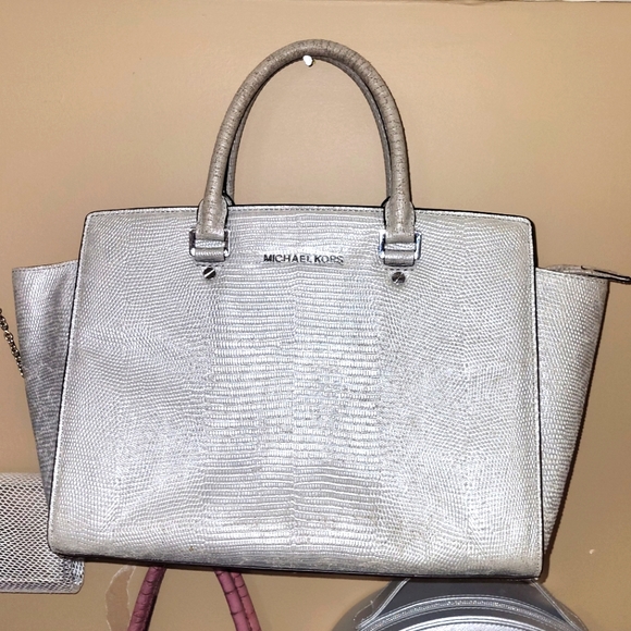 Michael Kors Handbags - MICHAEL KORS Silver Handbag